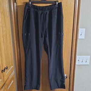 Scrubstar Black Straight Leg Scrub Pants